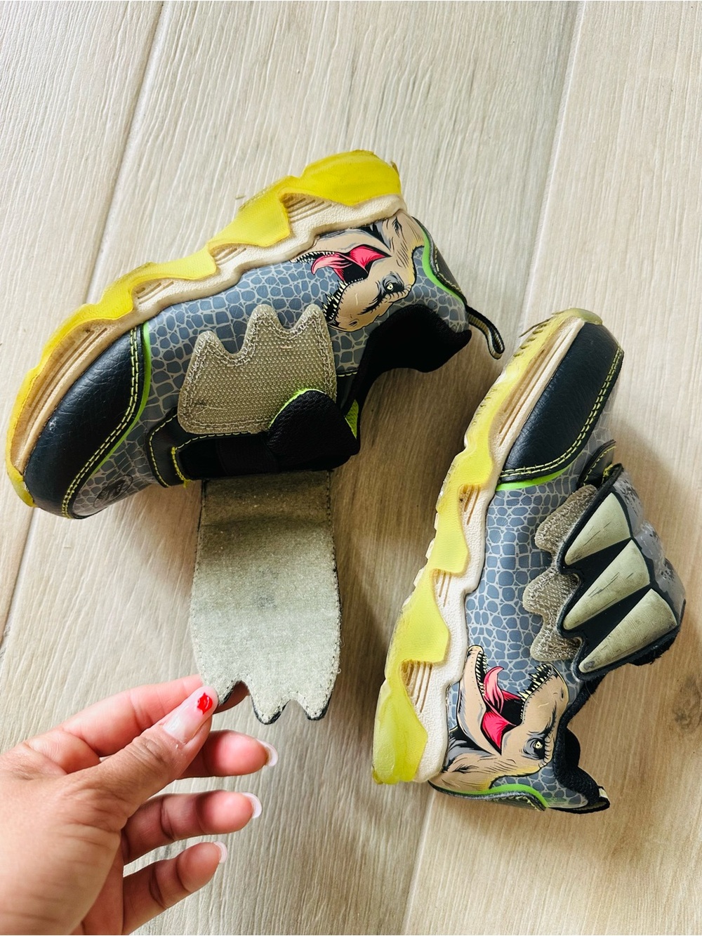 Jurassic Park Toddler Sneakers with lights